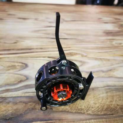 Semi-automatic fishing rod reel