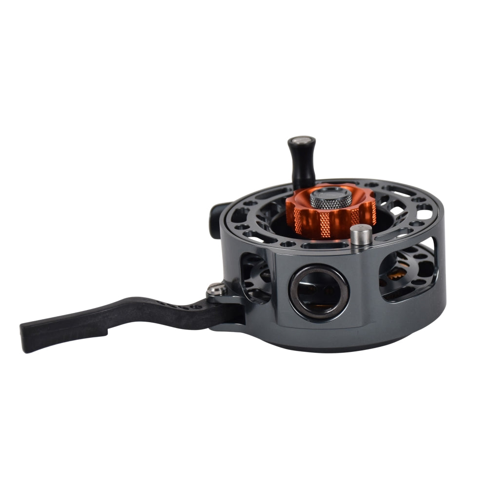 Semi-automatic fishing rod reel