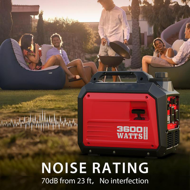 PowerSmart 3600 Watt Quiet Portable Inverter Generator, RV Ready 30A Outlet, Parallel Capable, Emergency Use Camping, EPA Compliant,Hurricane, Emergency,Safe & Long-lasting usage,Springtok(DB5035/DL5035C), generators for house power