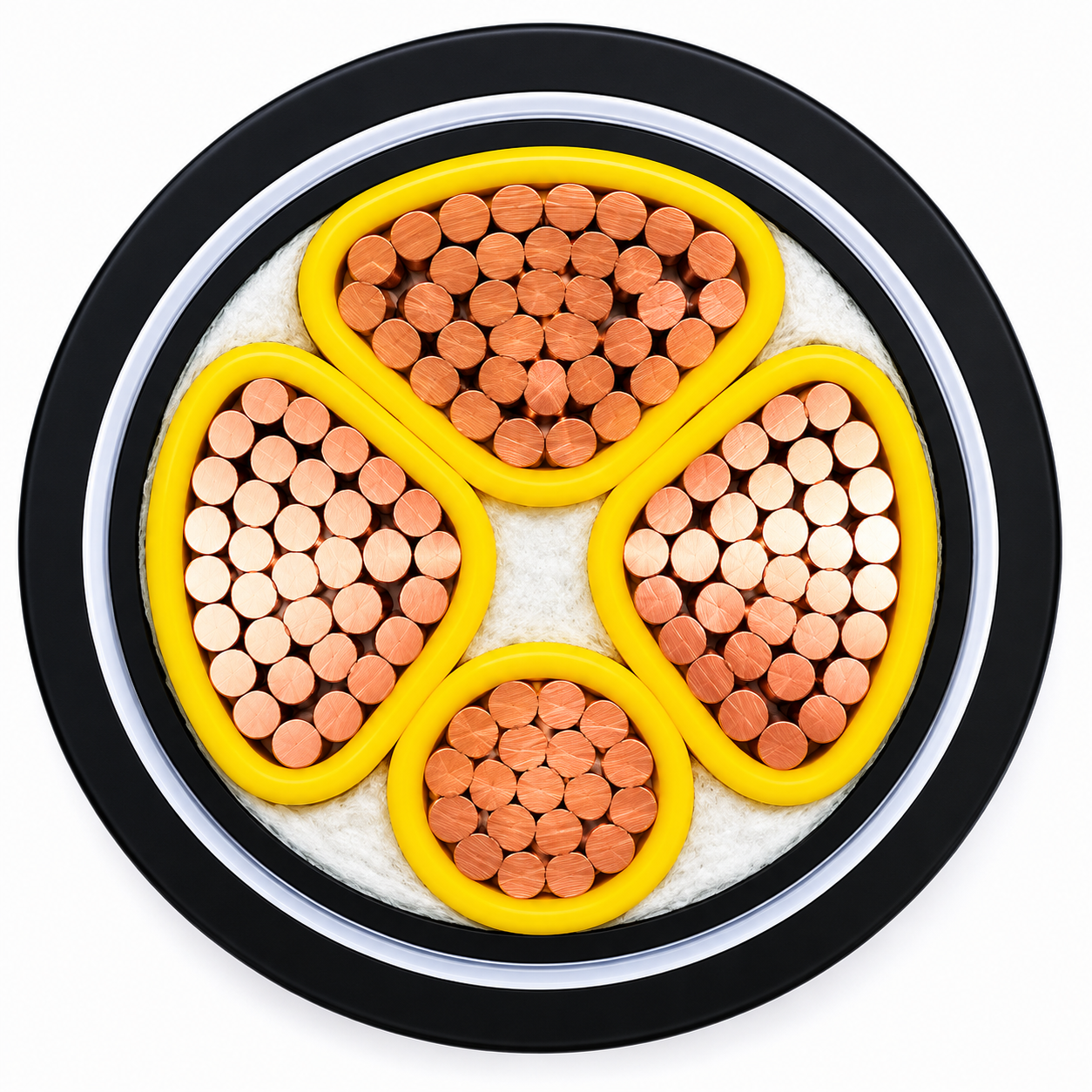 0.6/1kV Cu/XLPE/SWA/PVC Low Voltage Armoured Power Cable (BS 5467 / IEC 60502-1)
