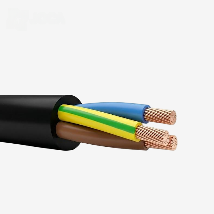 450/750V 2 AWG H07RN-F Heavy-Duty Flexible Rubber Cable (IEC 60245 / EN 50525, Waterproof Submersible Wire)