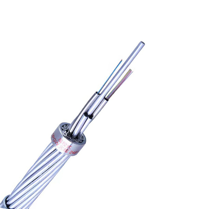 48-Core Overhead OPGW (Optical Ground Wire) Fiber Optic Composite Cable