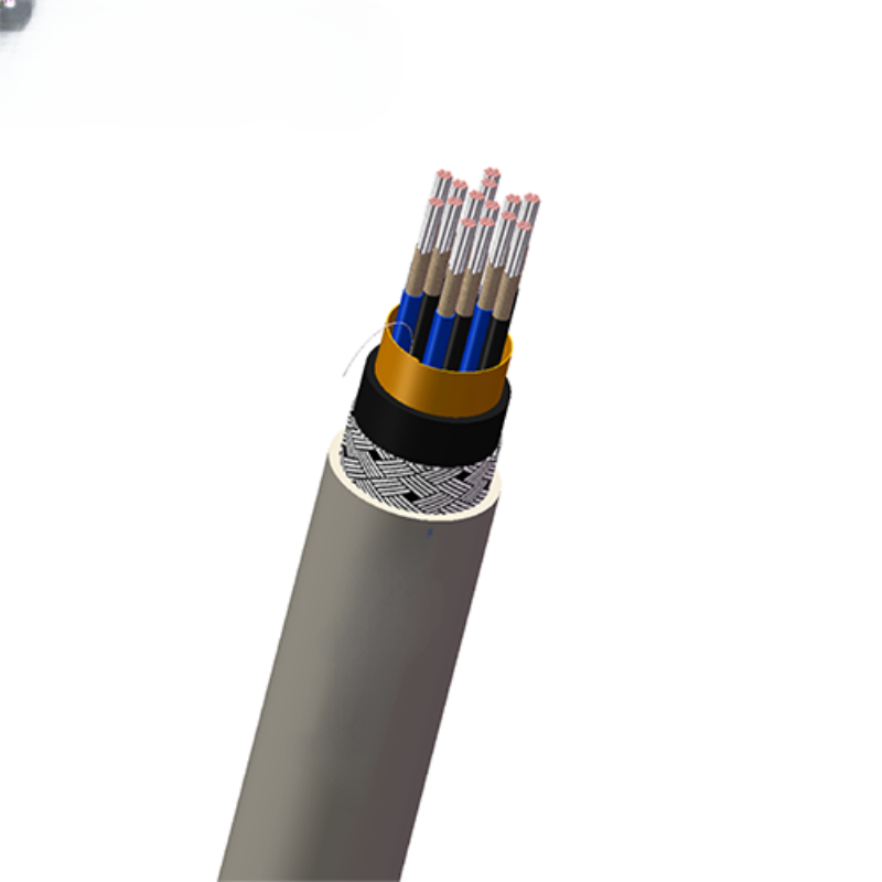 Safe, low-smoke, halogen-free flame-retardant cables