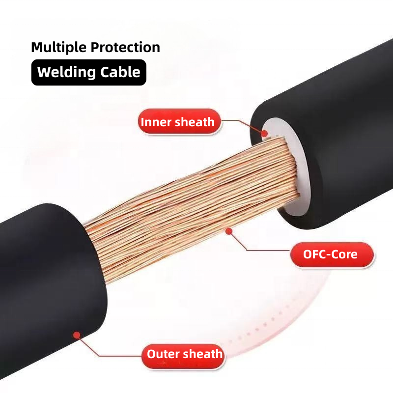 Super Flexible 1/0 AWG (50mm²) / 16mm² H01N2-D Oxygen-Free Copper (OFC) Rubber Welding Cable