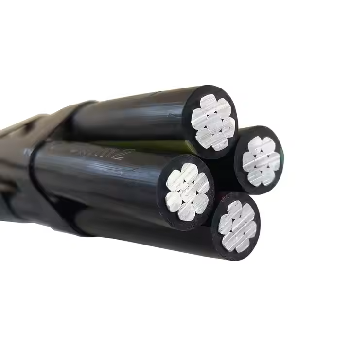 Low-Voltage 1kV ABC (Aerial Bundled Cable) Power Line (BS 7870 Standard, 16mm² to 120mm²)