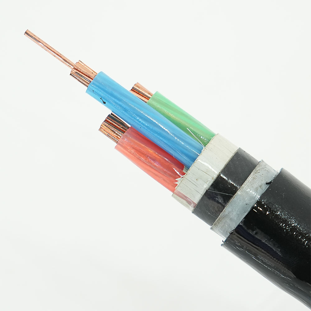 0.6/1kV 4-Core YJV Power Cable (3x185mm² + 1x95mm²), XLPE/PVC Copper Core, IP67 Waterproof
