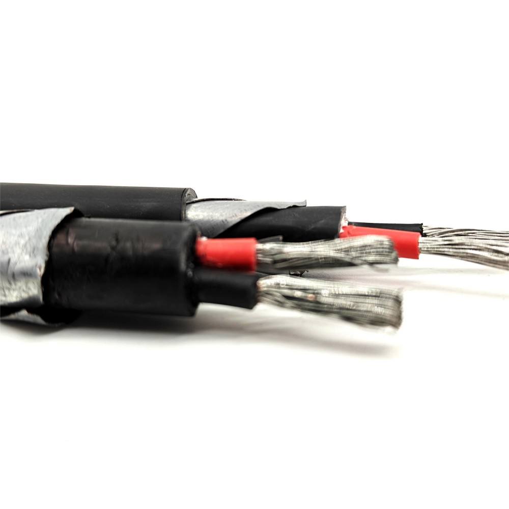 TÜV Certified GF-WDZCEER23-125 Steel Tape Armored 2-Core Rodent-Proof Solar Cable
