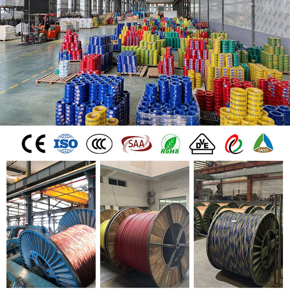 Factory Direct ZC-YJV 0.6/1kV XLPE Insulated PVC Sheathed Flame-Retardant Power Cable