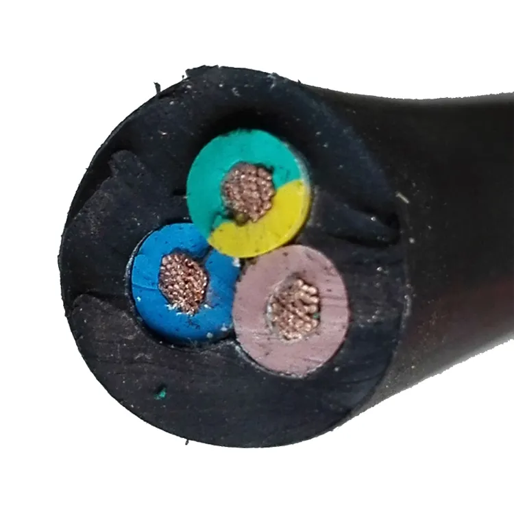 H05RN-F 3G 0.75mm² / 1.0mm² Flexible Rubber Power Supply Cable (300/500V)