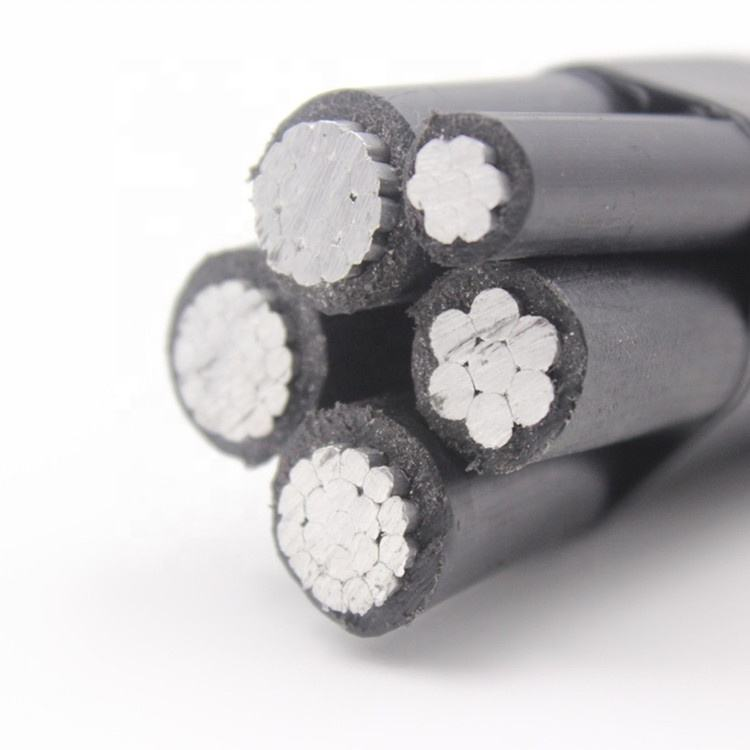 Low-Voltage 1kV ABC (Aerial Bundled Cable) Power Line (BS 7870 Standard, 16mm² to 120mm²)