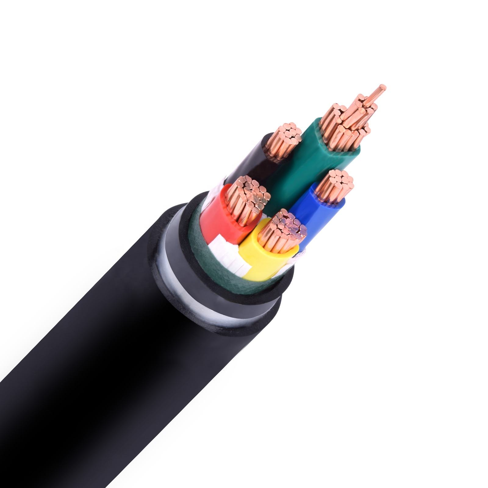 High-Quality 0.6/1kV BS 5467 4-Core Copper SWA Armoured Cable (16mm², 50mm², 120mm²)