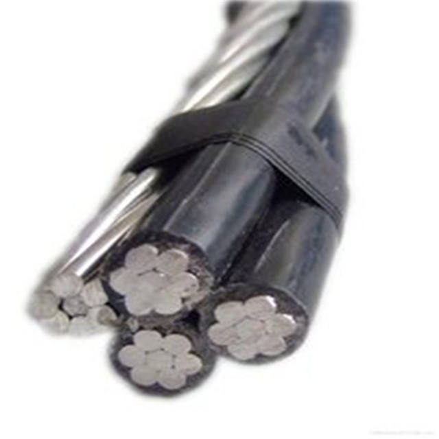 600V Low-Voltage Quadruplex ABC (Aerial Bundled Cable) Overhead Service Drop Power Cable (ACSR Messenger Wire)
