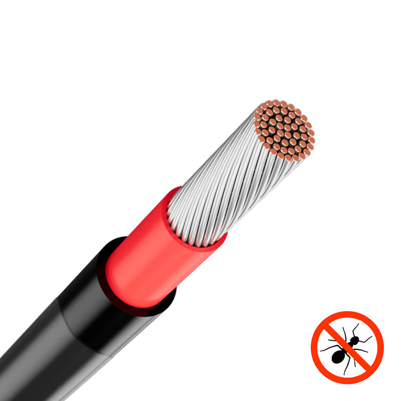 1000V / 1500V Anti-Termite DC Solar PV Cable (4mm², 6mm², 10mm², 16mm² Tinned Copper)