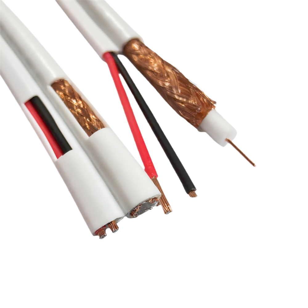 ZhongTong Premium 75-Ohm Solid Copper RG59 Coaxial Cable (3G-SDI HD Video Grade, White/Black Optional)