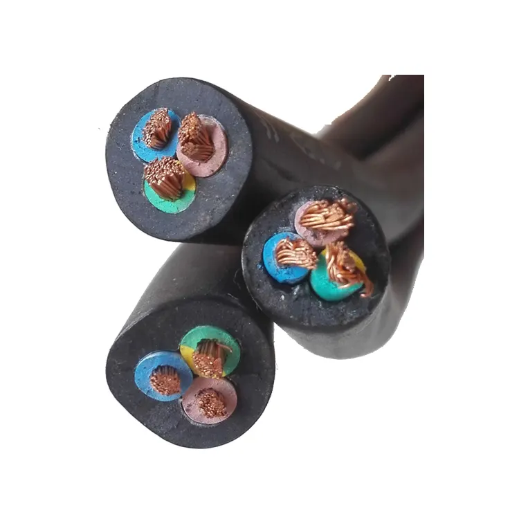 H05RN-F 3G 0.75mm² / 1.0mm² Flexible Rubber Power Supply Cable (300/500V)
