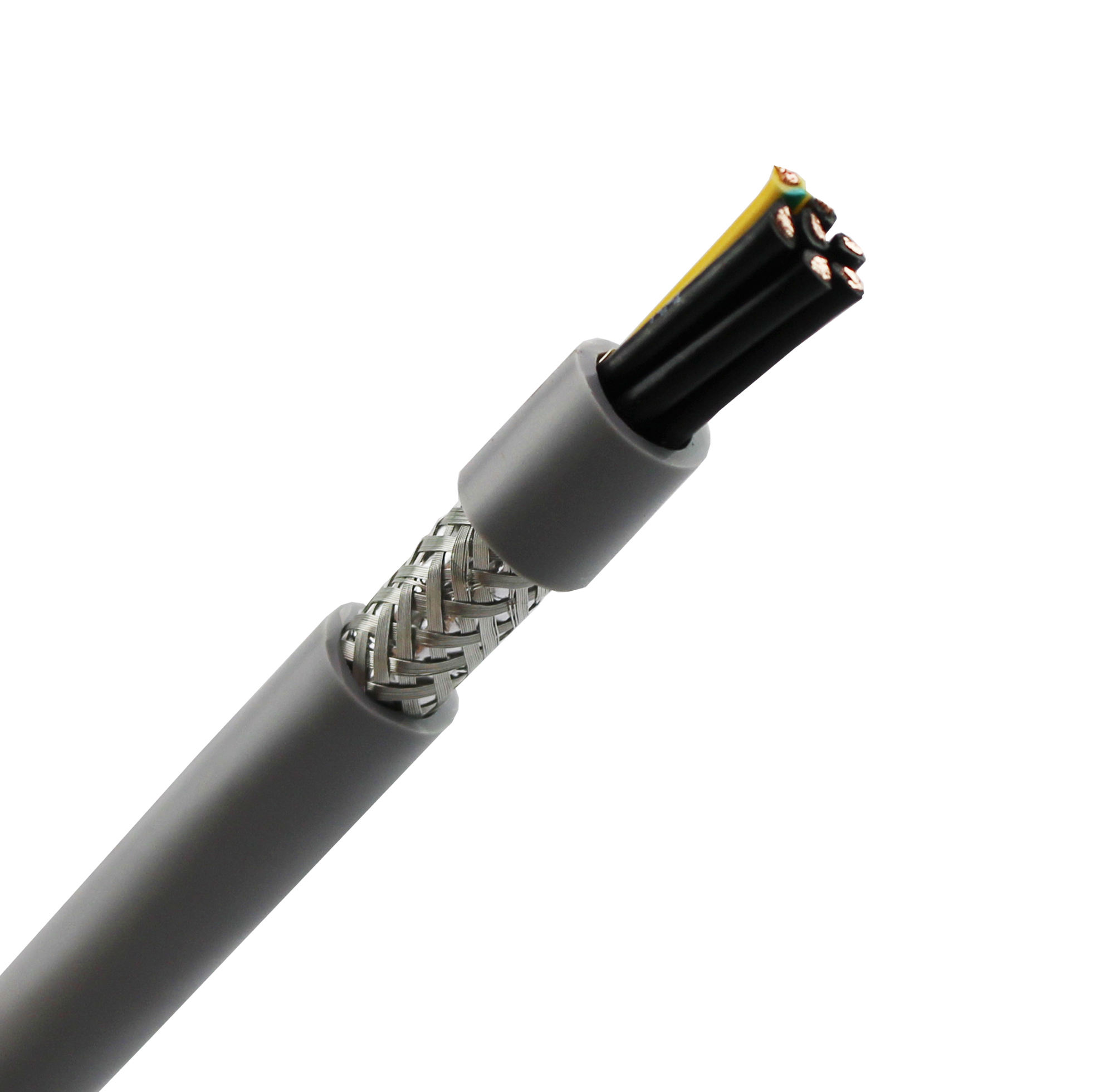 CY Flexible Shielded Control Cable (0.5mm² Bare Copper / PVC / TCWB / PVC)