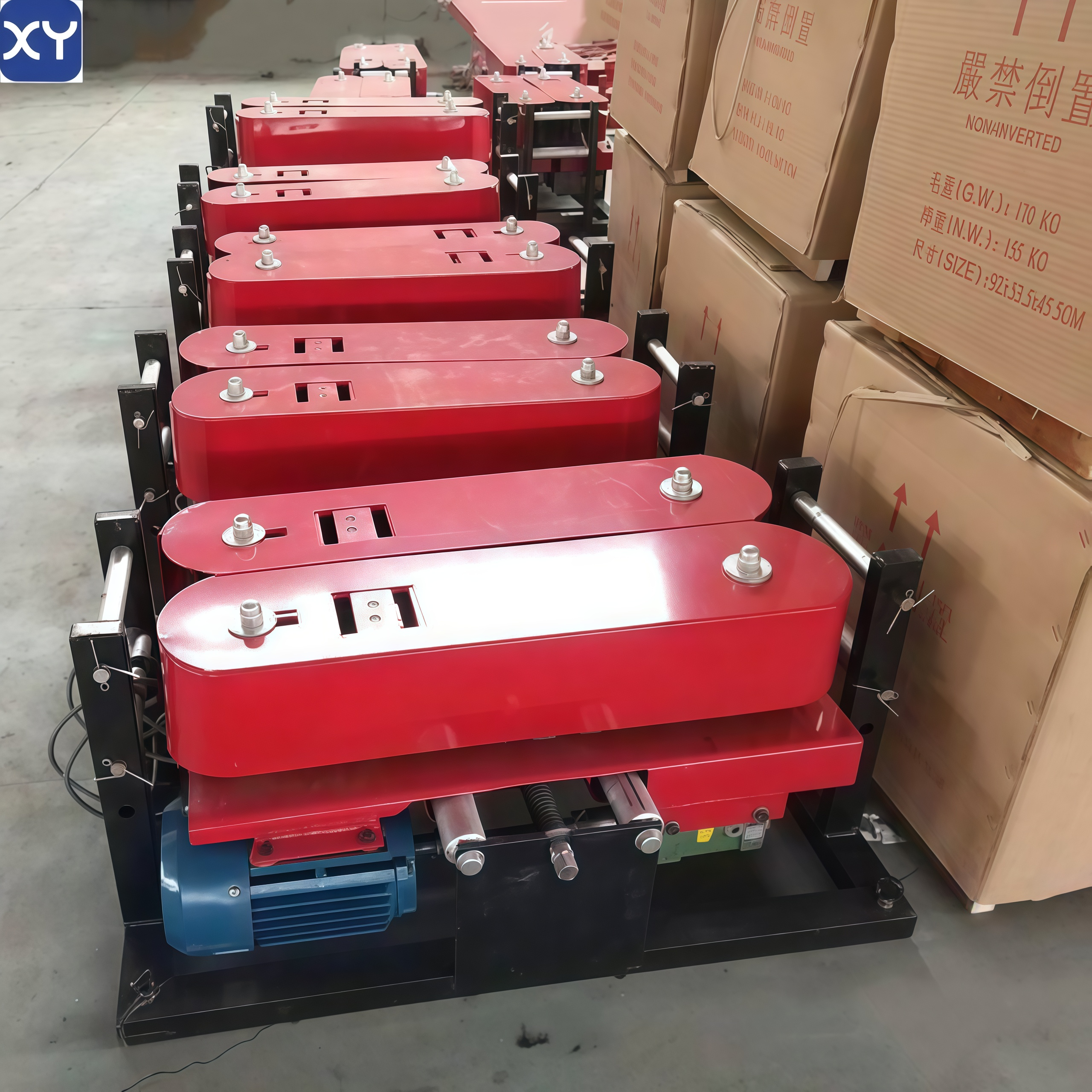 Powerful cable conveyor
