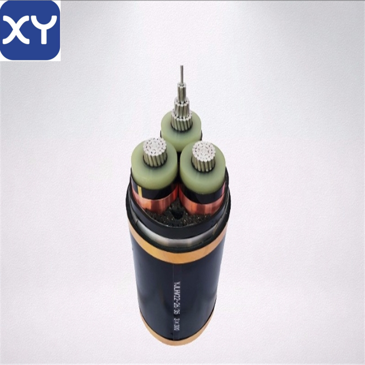 Cross-linked polyethylene insulated, polyvinyl chloride sheathed power cable