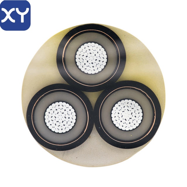 Cross-linked polyethylene insulated, polyvinyl chloride sheathed power cable