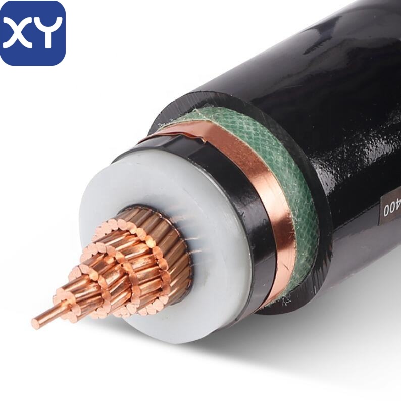 Cross-linked polyethylene insulated, polyvinyl chloride sheathed power cable