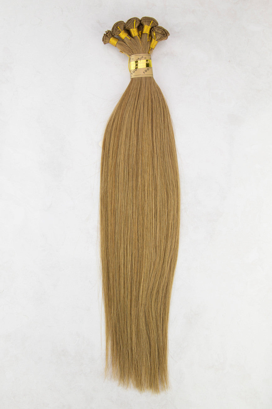 Hand Tied Silky Straight 18" - Hand-Tied -  LuxeRemi  - 18