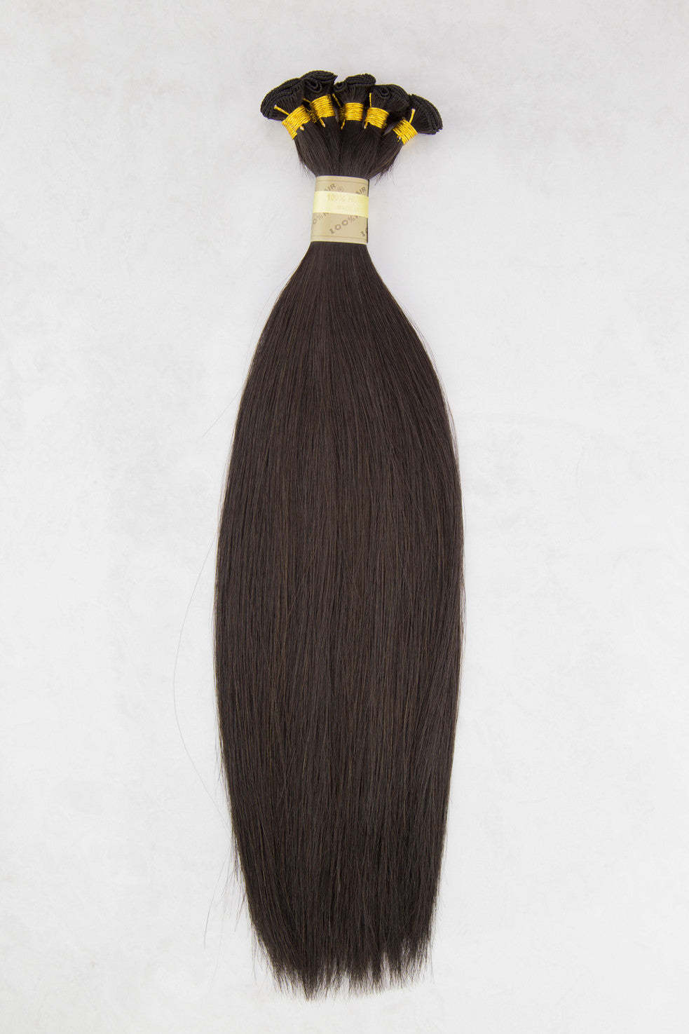 Hand Tied Silky Straight 18" - Hand-Tied -  LuxeRemi  - 3