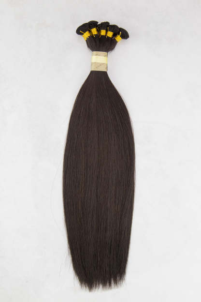 Hand Tied Silky Straight 18" - Hand-Tied -  LuxeRemi  - 3