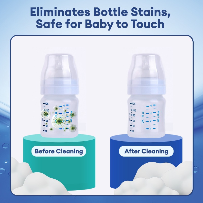 Uomiee 3-in-1 Food-Grade Fruit and Vegetable Cleaner Plant-Based Formula Gentle on Hands Large 1000ml