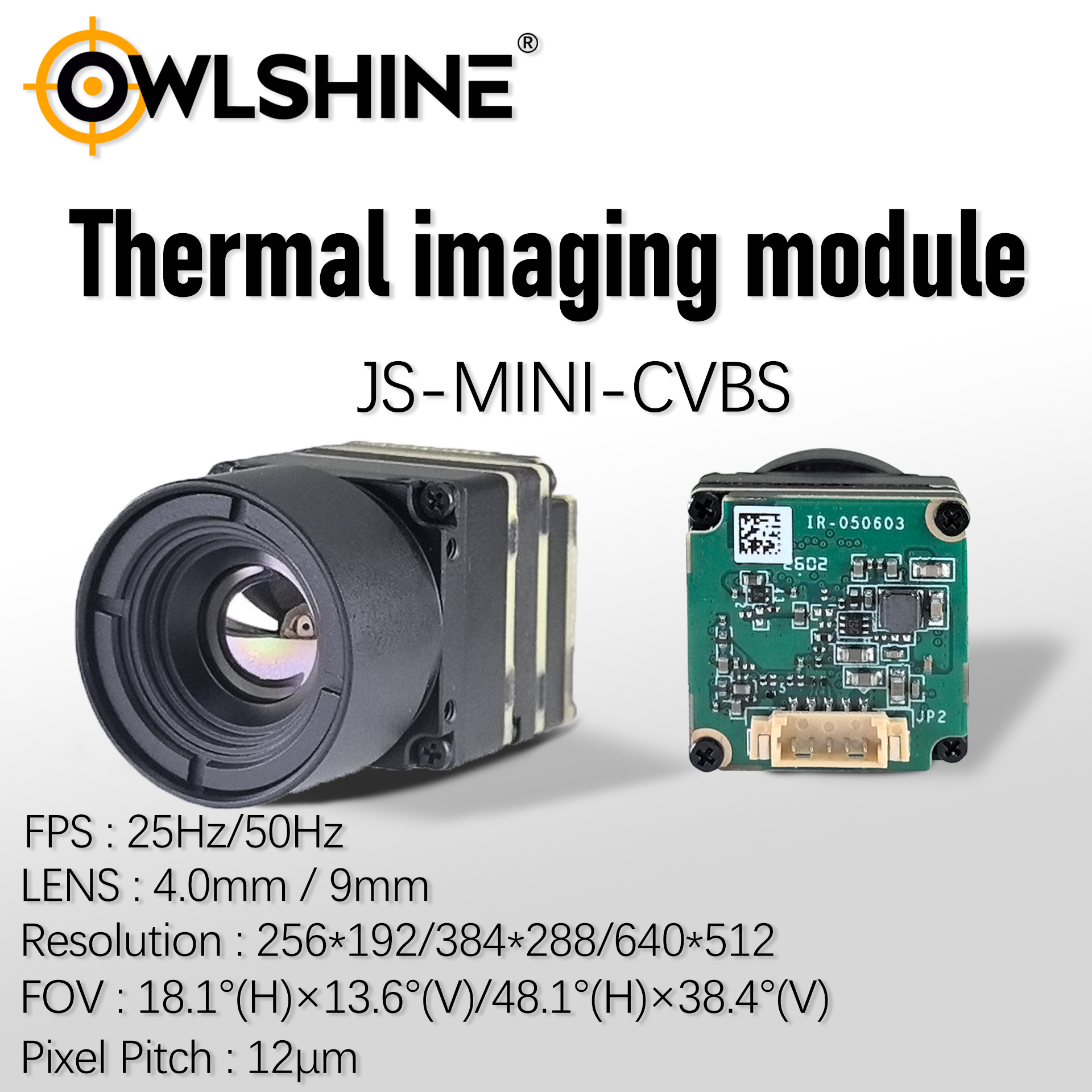 JS-MINI-CVBS Thermal Imaging Module