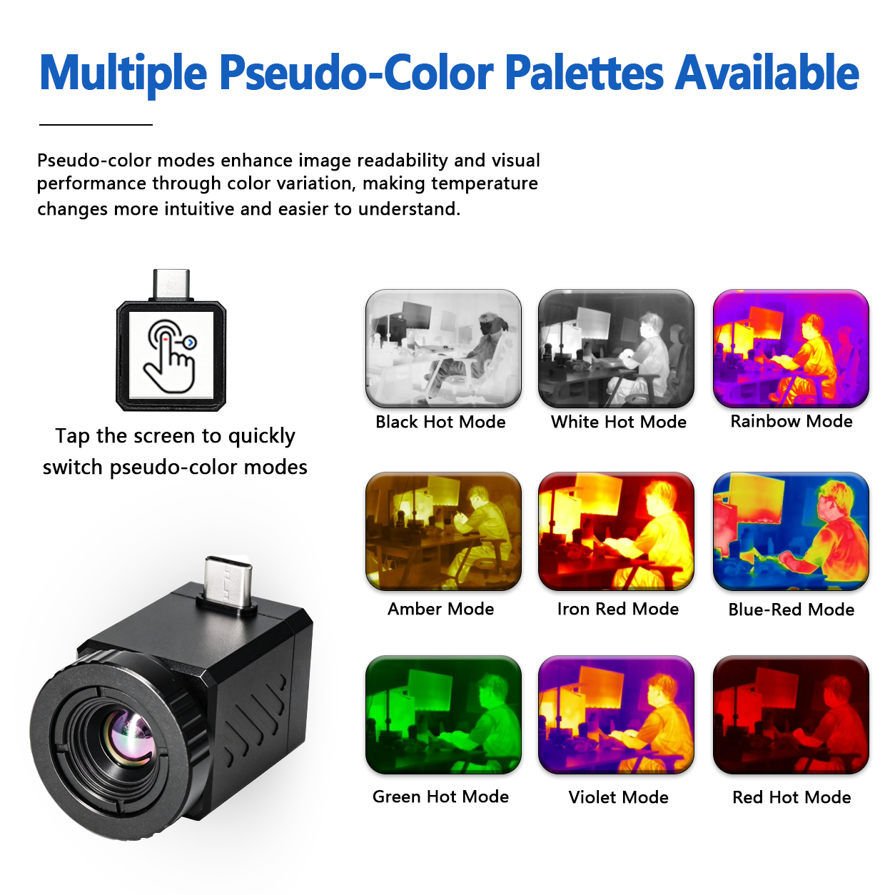 OWLSHINE X2-640 Smartphone Thermal Imager – 640×512, 50Hz, 9.1mm Lens, Type-C Thermal Camera for Android