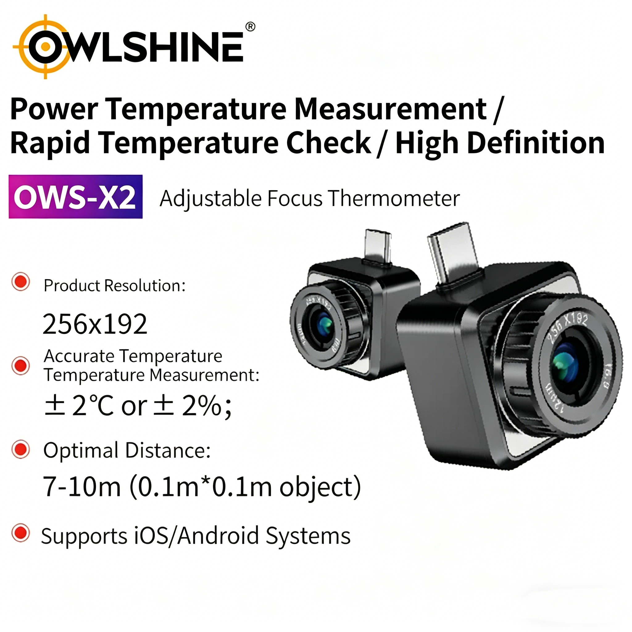 OWS-X2 Thermal Imager for Smartphones
