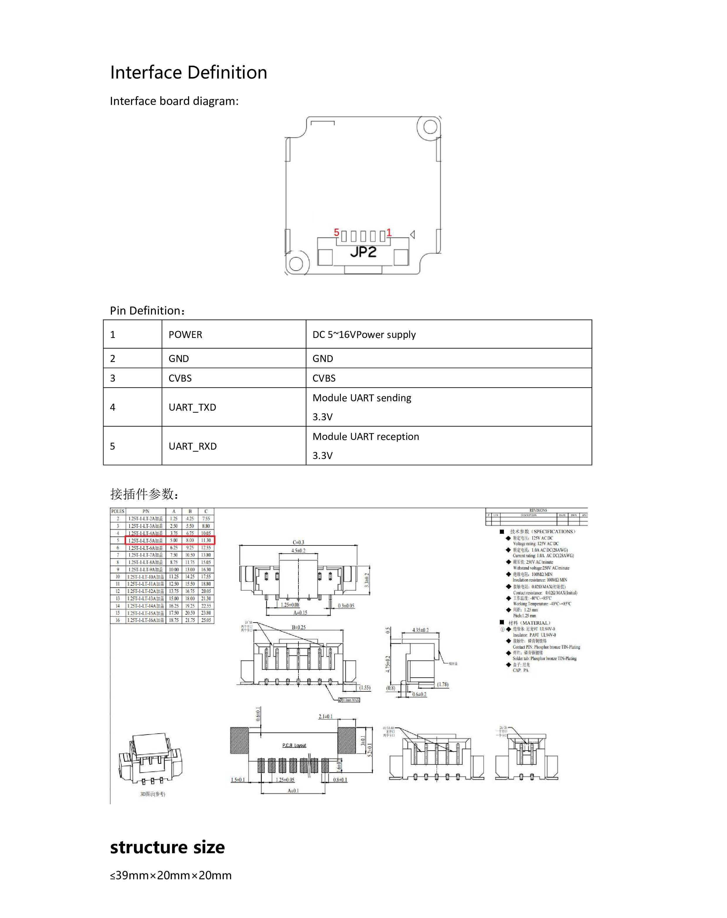 JS-MINI-CVBS Thermal Imaging Module