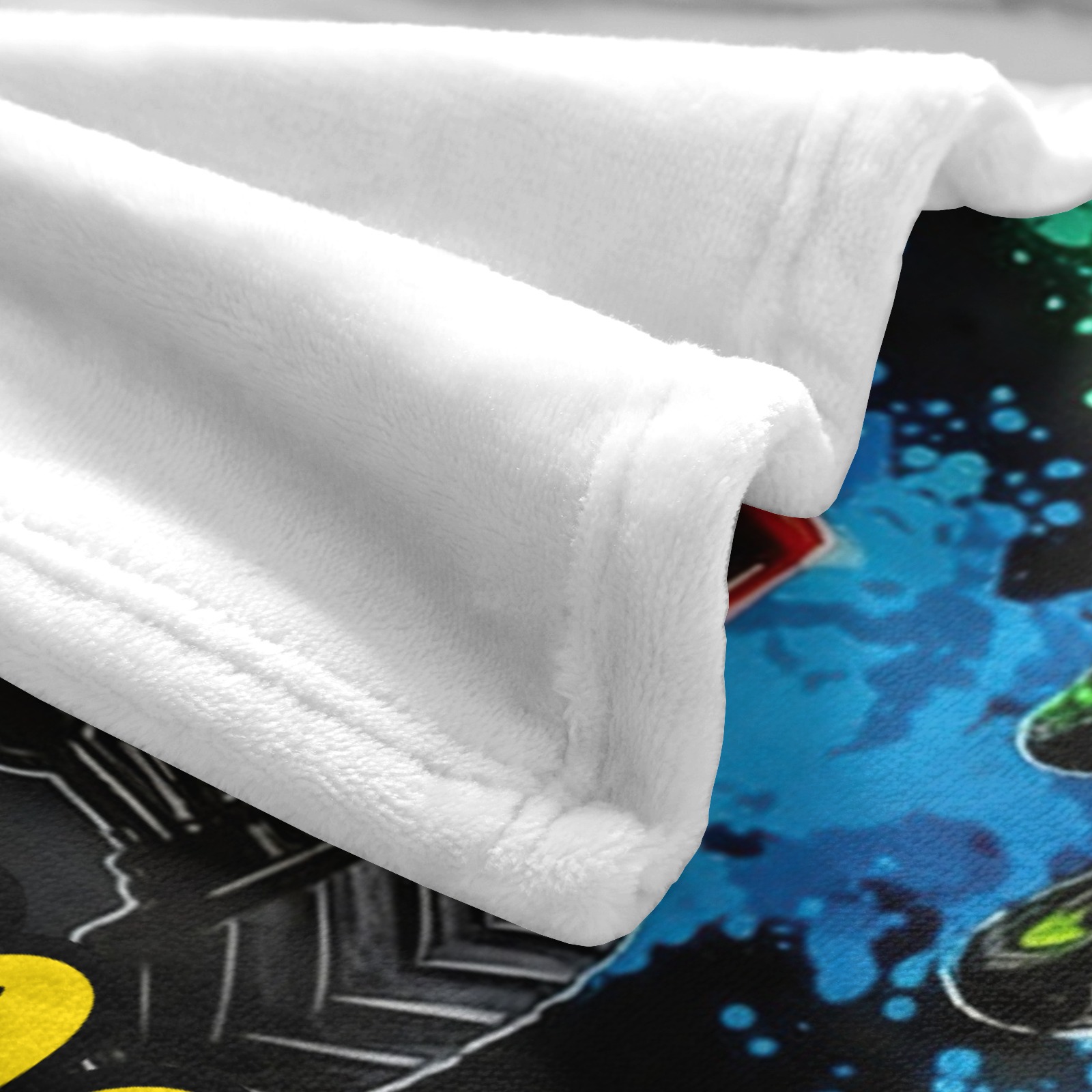 Personalisierte Decke mit Pickup-Truck-Motiv und Wunschnamen