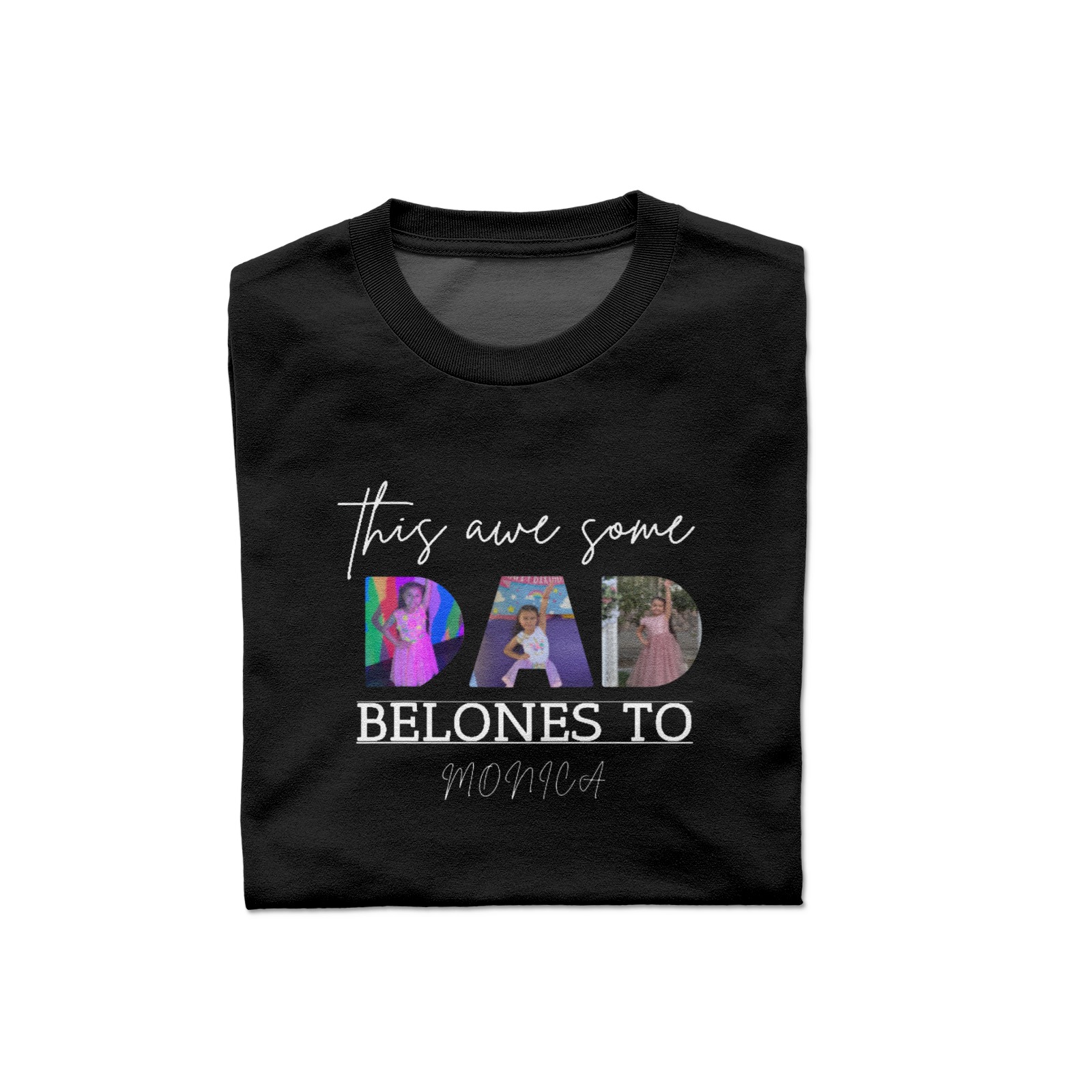 Familien-Kinder-Gedenkfoto-T-Shirt mit individuellem Aufdruck