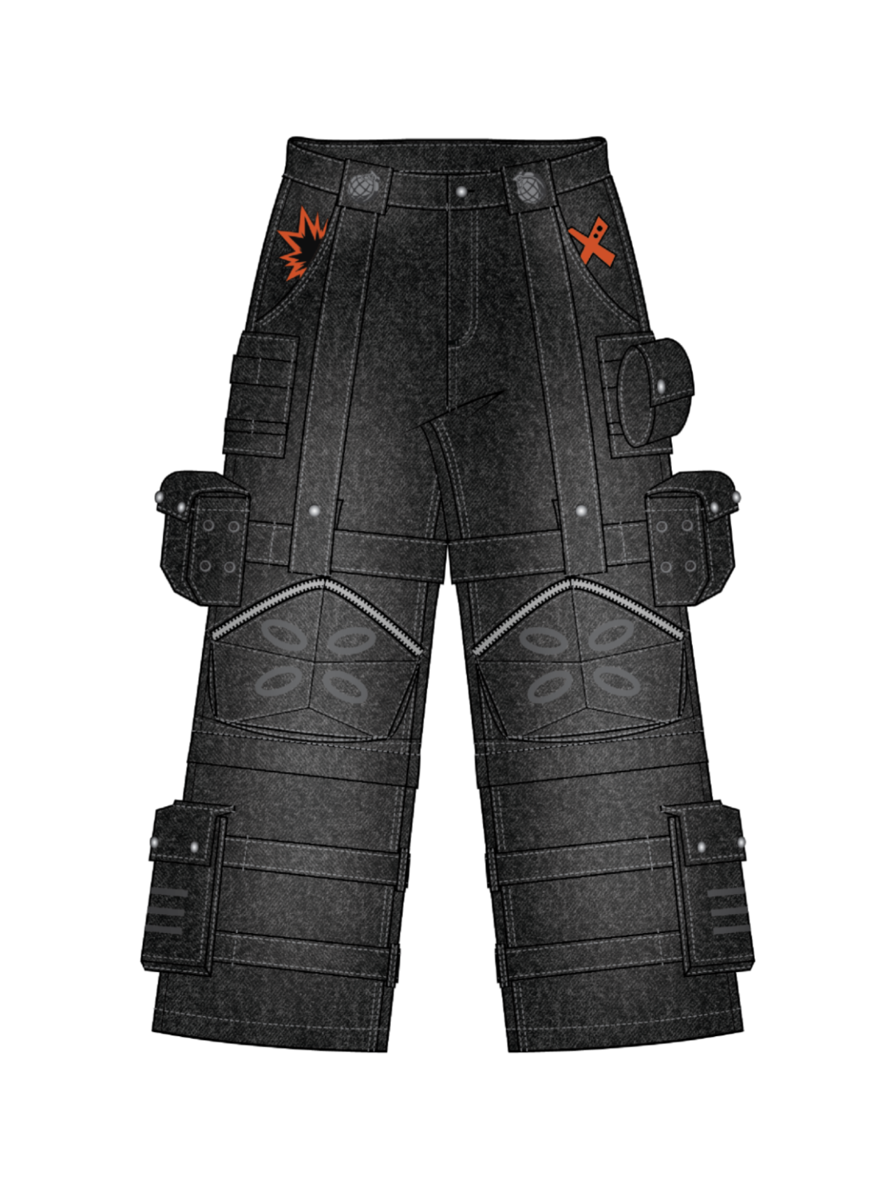 ACADEMY Cargo Pants Black