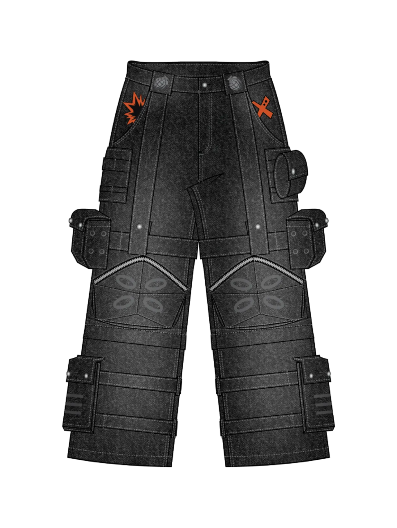 ACADEMY Cargo Pants Black