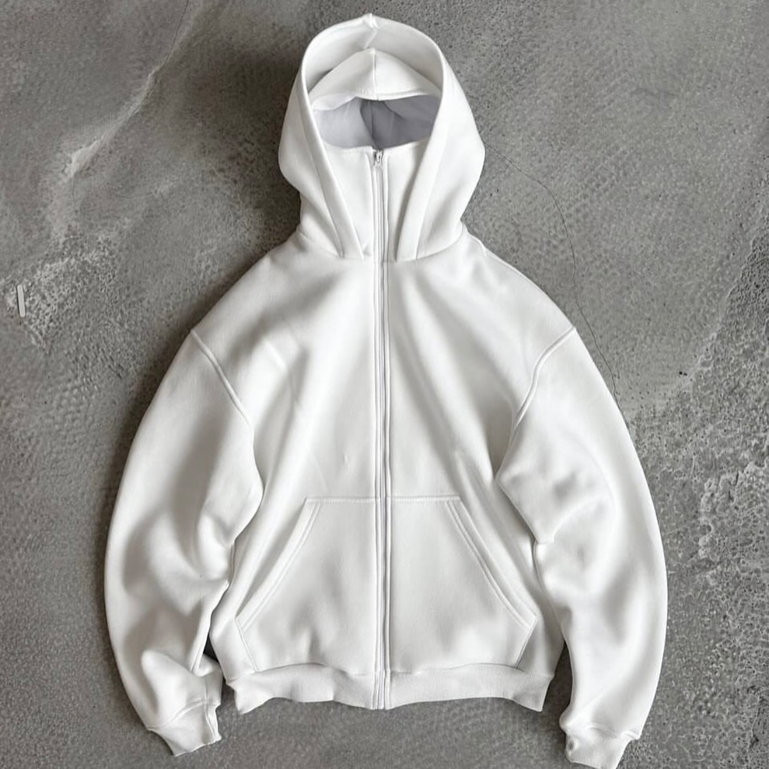 Casual Zipper Mask Hoodie