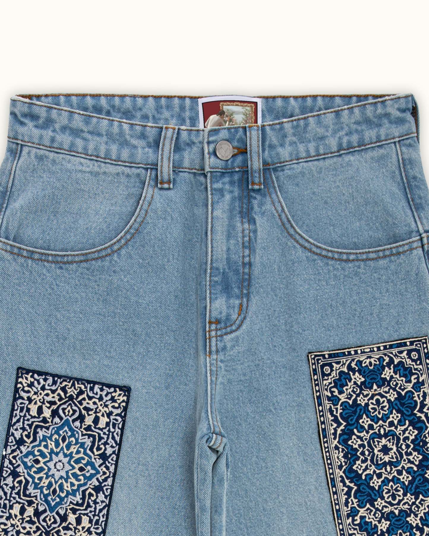 Rug Patchwork Denim