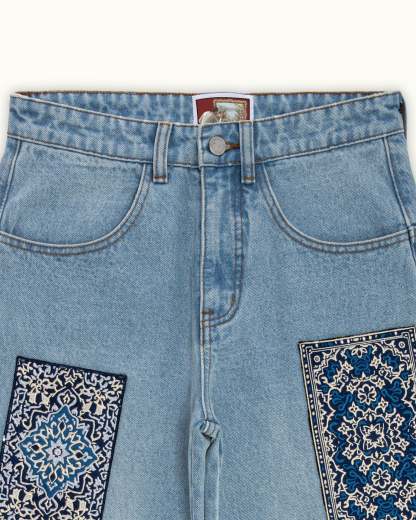 Rug Patchwork Denim