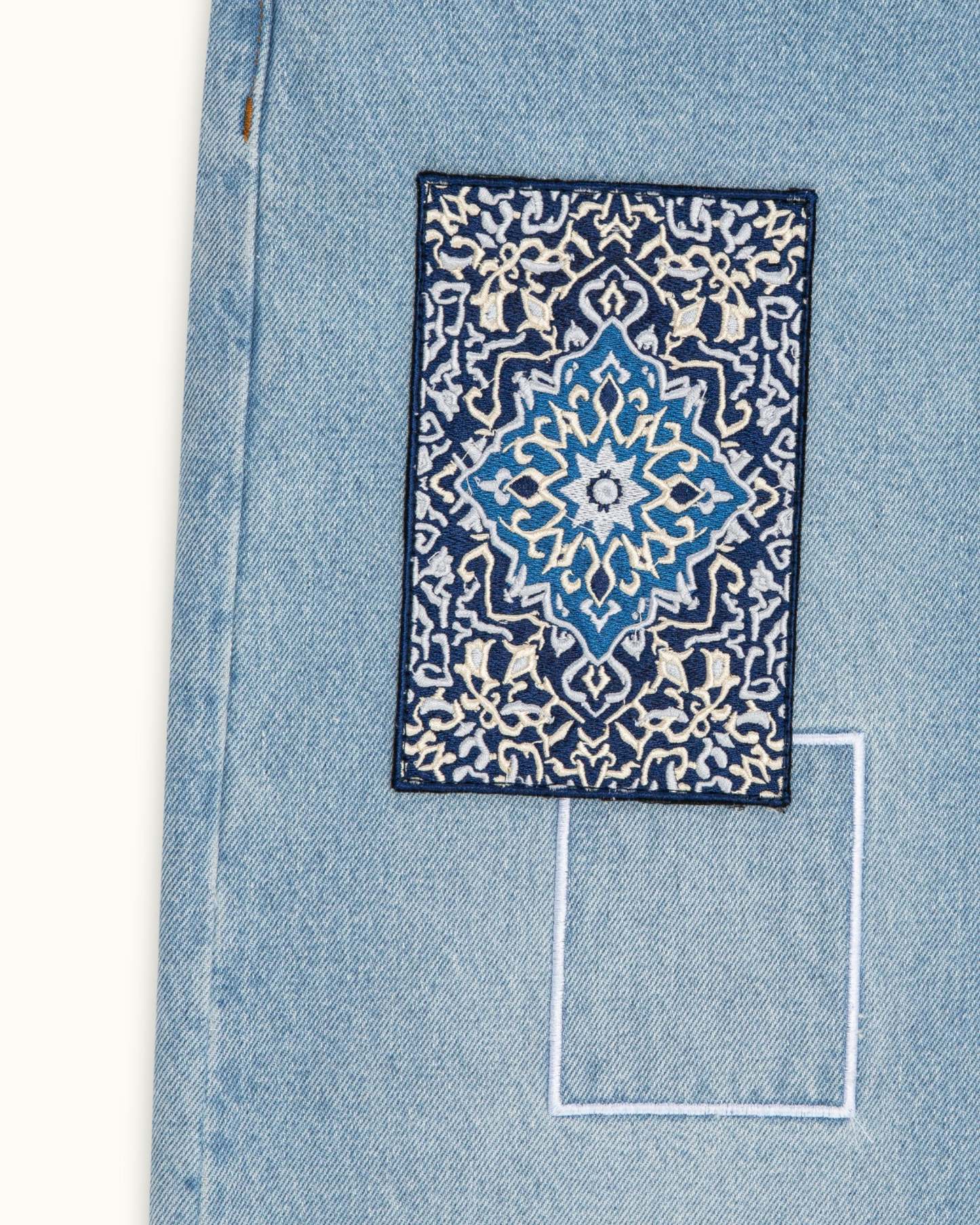 Rug Patchwork Denim