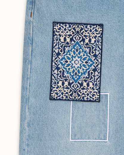 Rug Patchwork Denim
