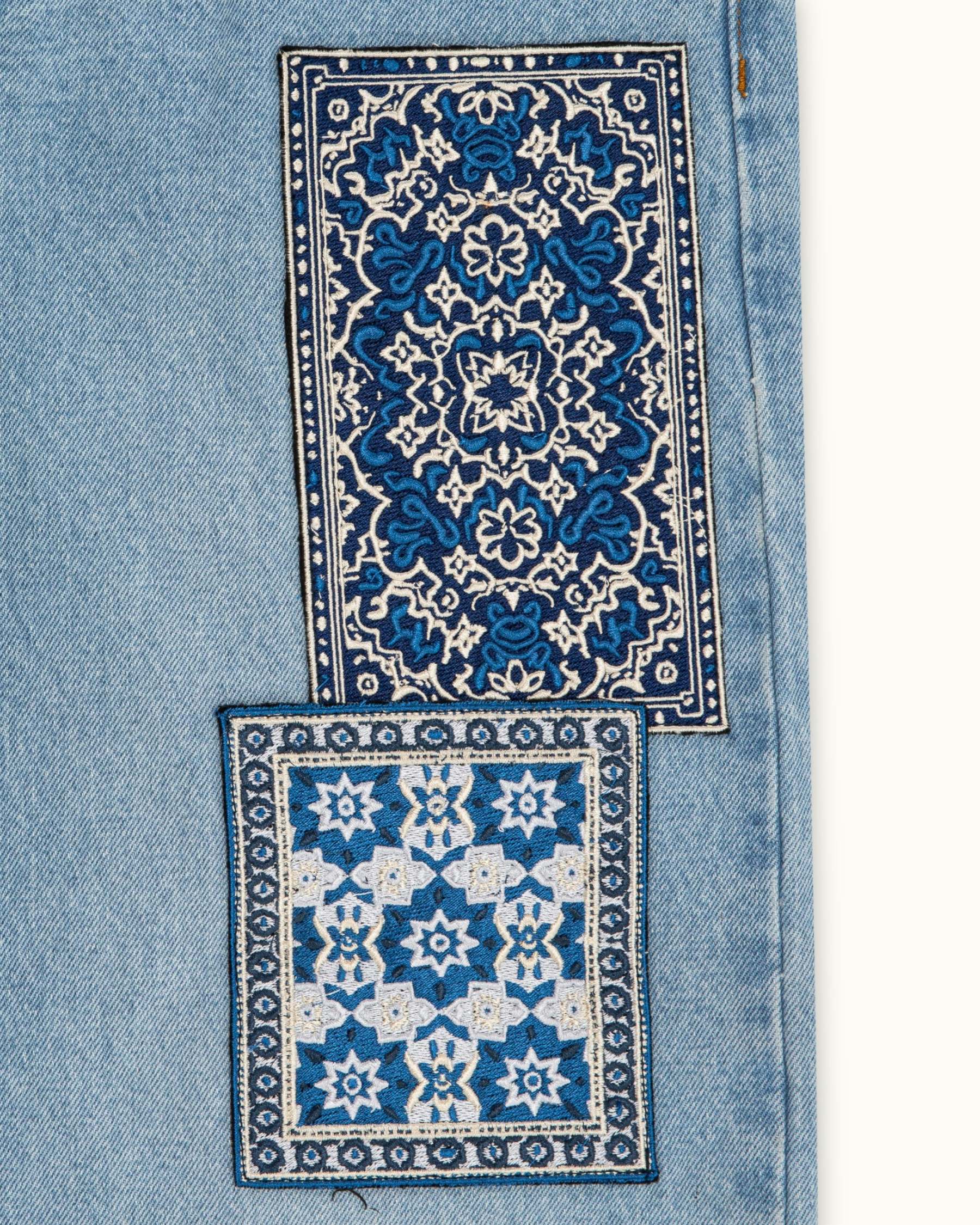 Rug Patchwork Denim