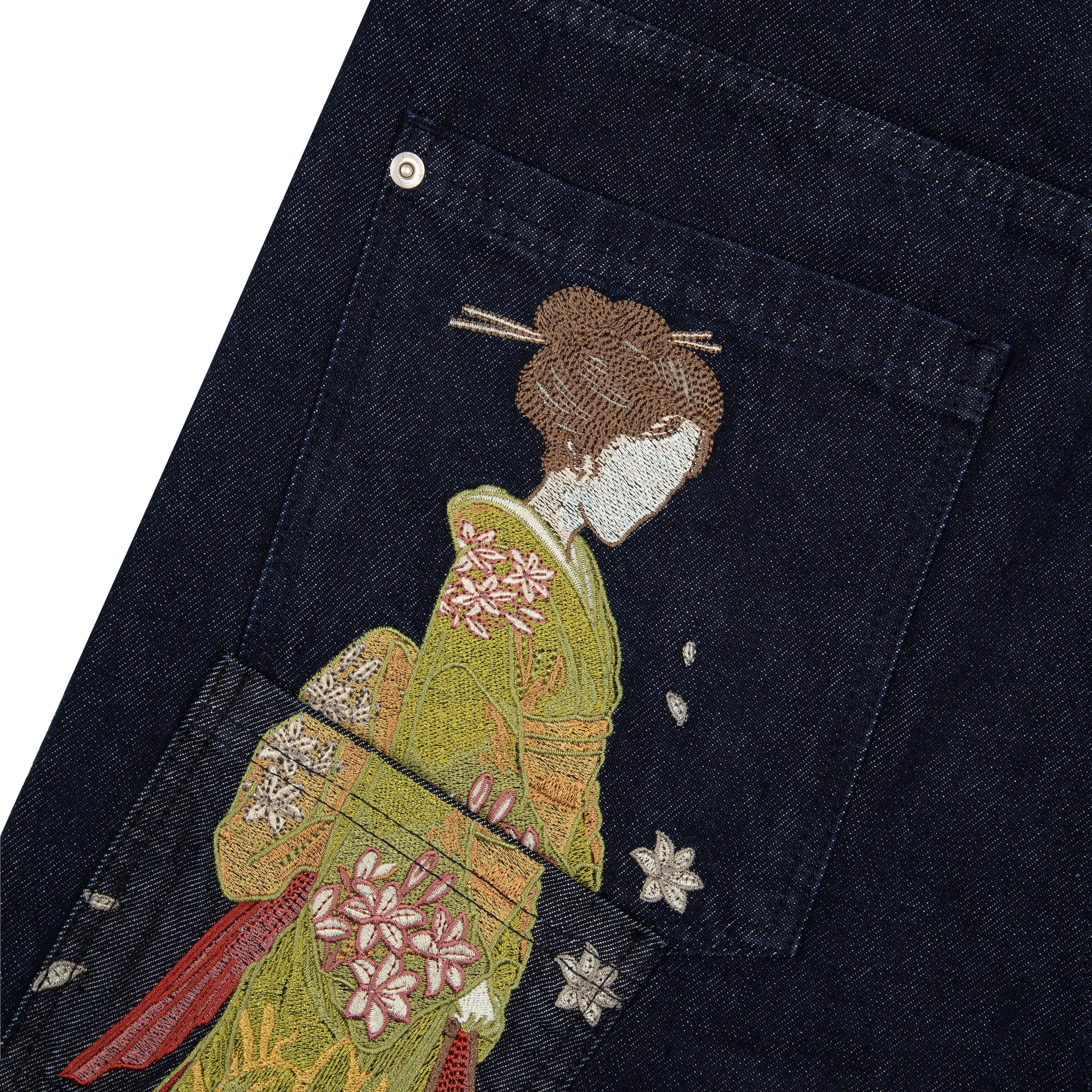 "yakuza" indigo raw Denim