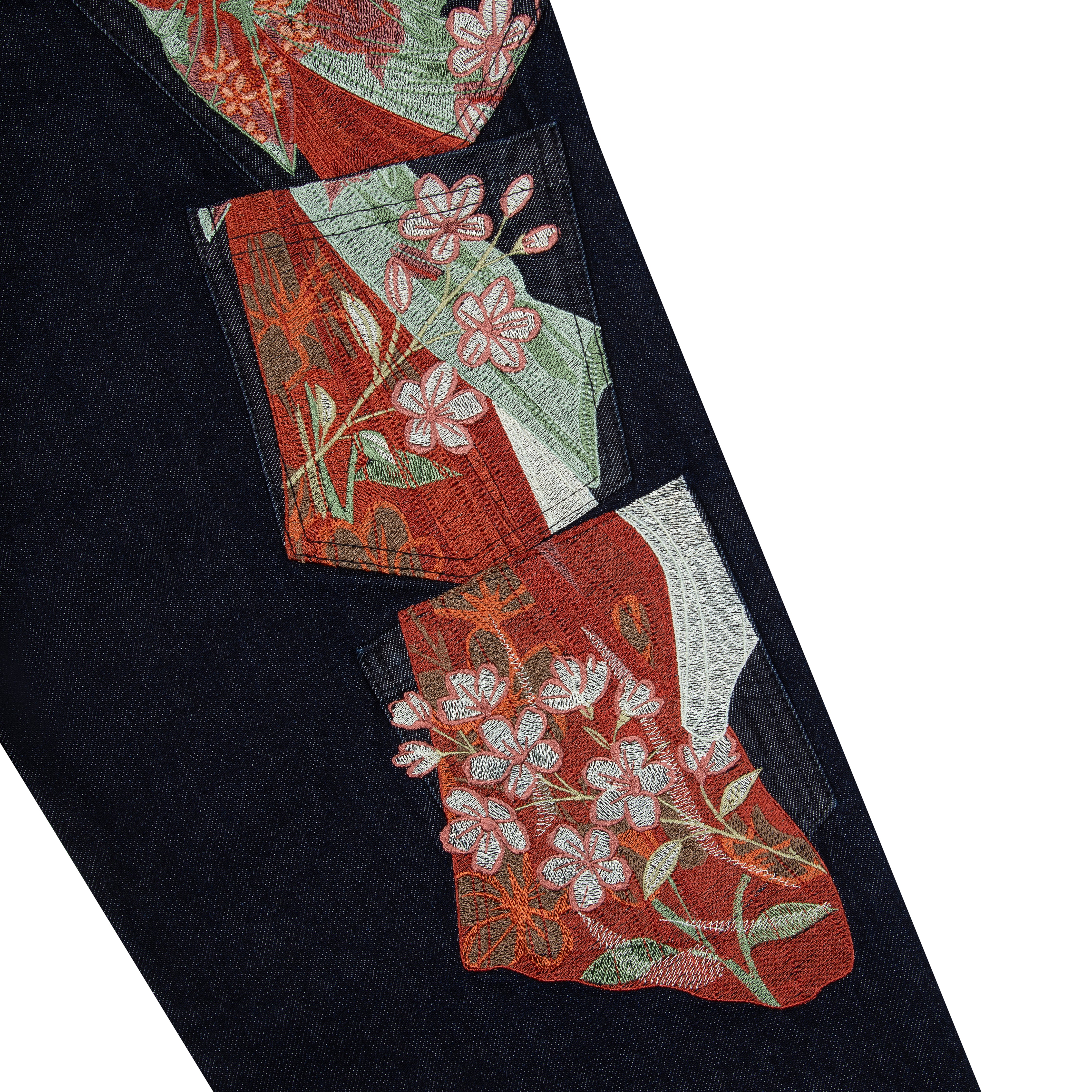 "yakuza" indigo raw Denim