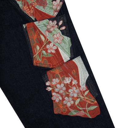 "yakuza" indigo raw Denim