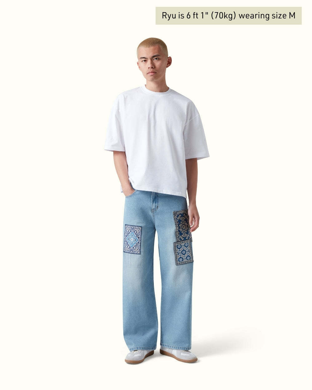 Rug Patchwork Denim