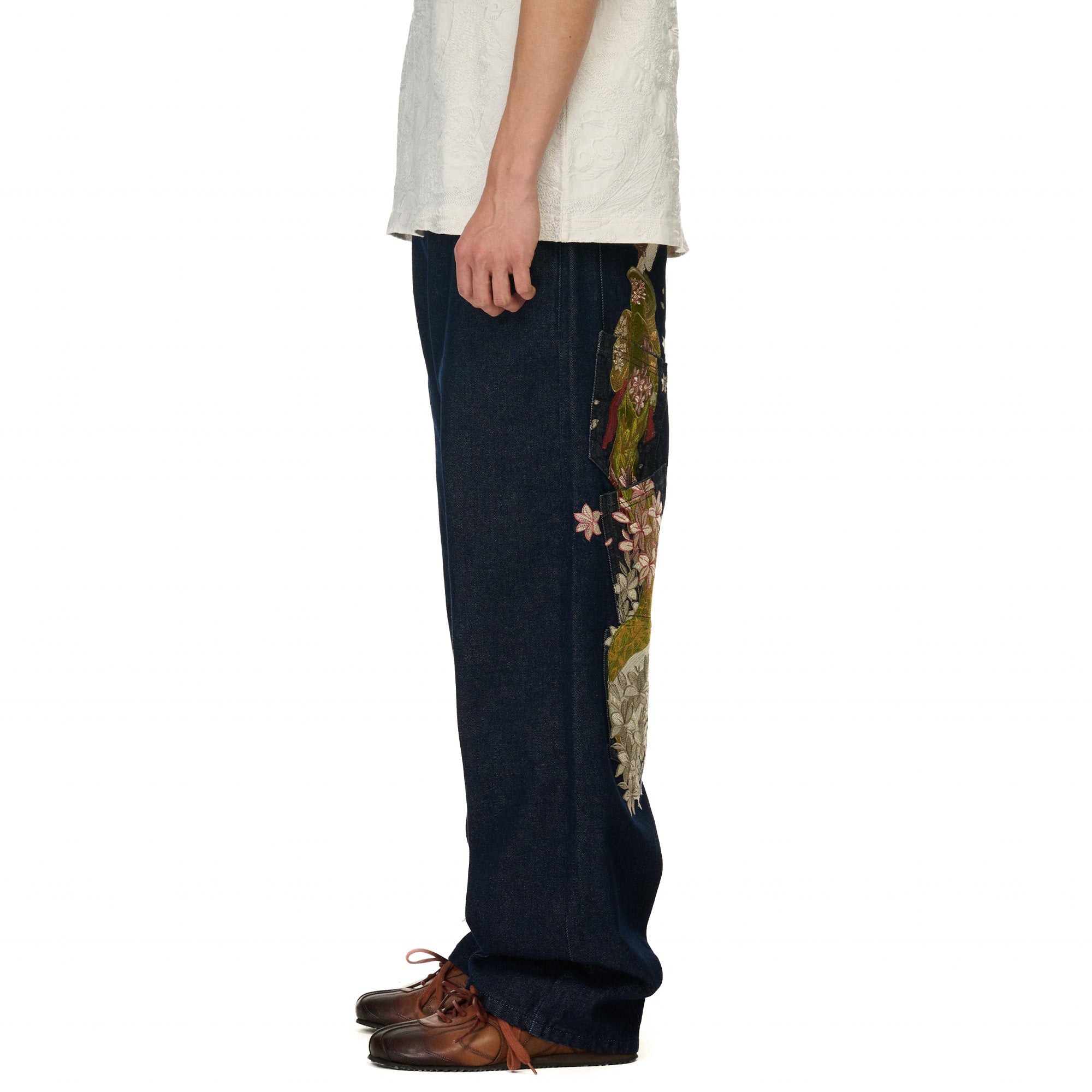 "yakuza" indigo raw Denim