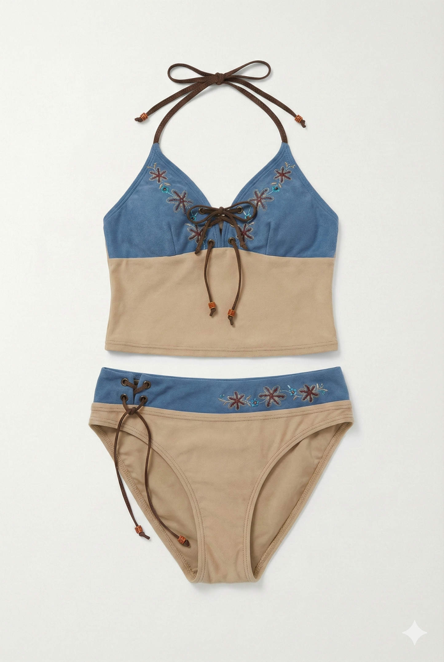 Embroidered Swim Set