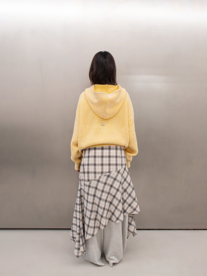 ICONIC KNIT ZIPPER YELLOW