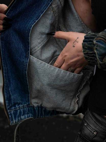 "SPIRAL" Denim Jacket
